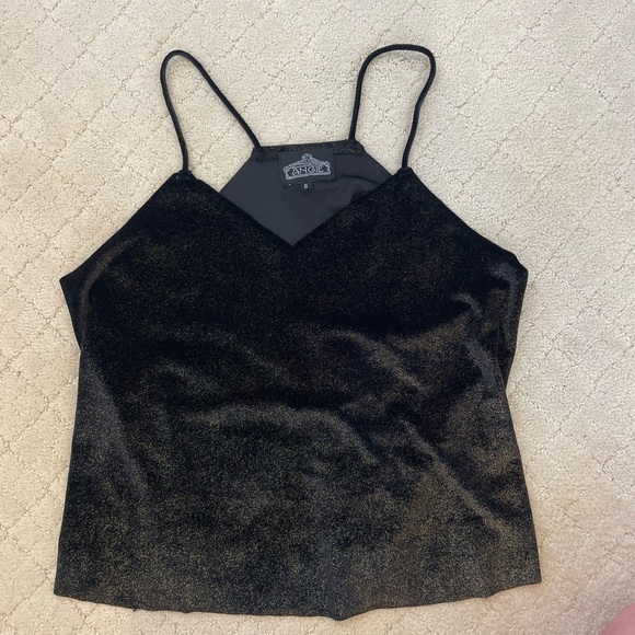 Black Velevt Blouse - Picture 1 of 4